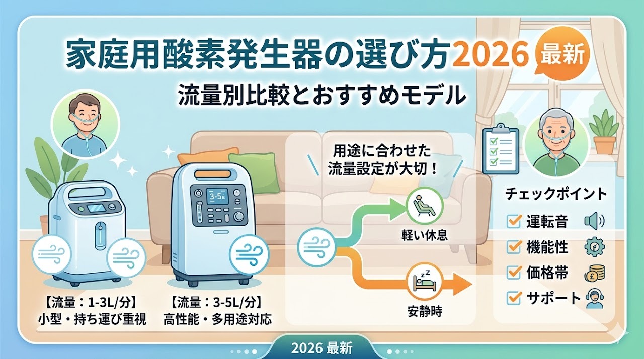 家庭用酸素発生器おすすめ比較2026年版