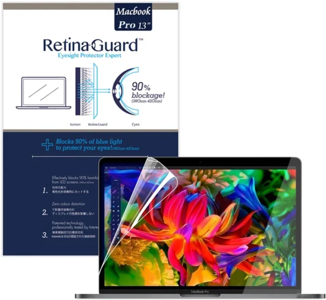 RetinaGuard MacBook用ブルーライトカット保護フィルム