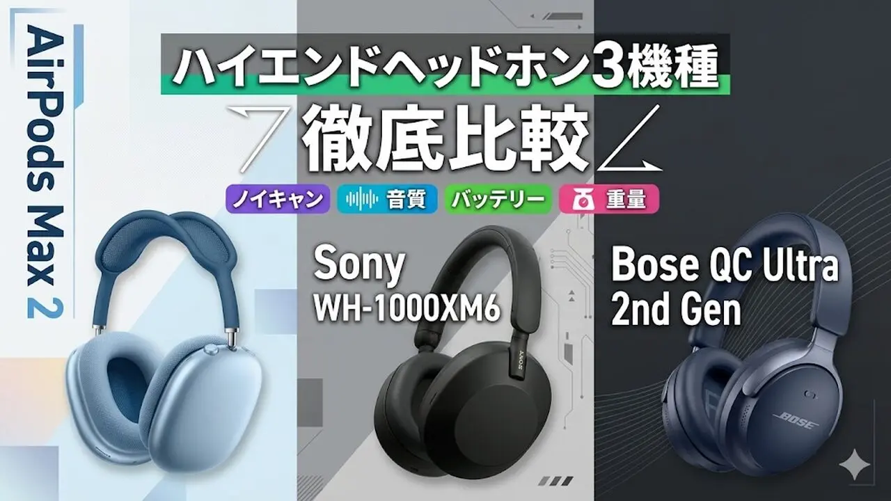 ハイエンドヘッドホン比較