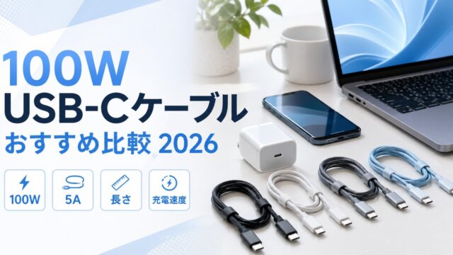 usb-c-100w-osusume-2026 アイキャッチ画像