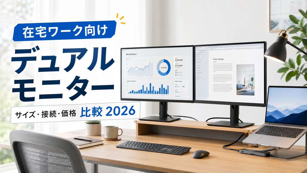 monitor-dual-osusume-remote-work アイキャッチ画像