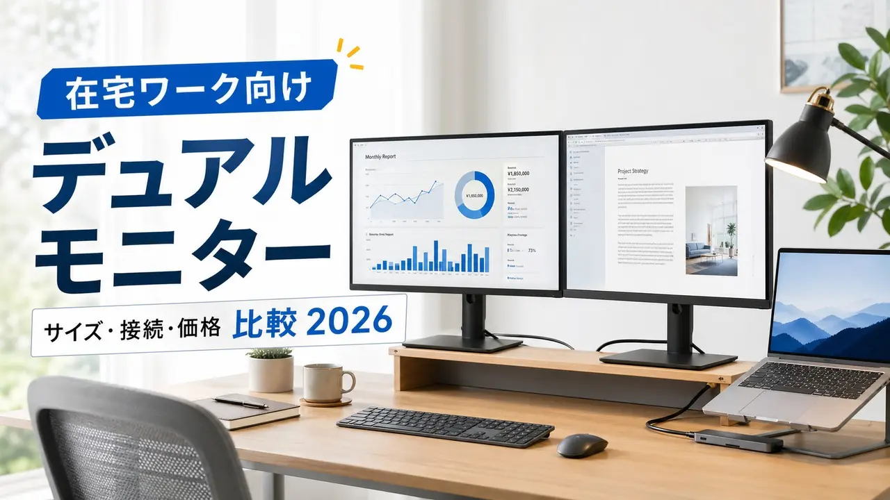 monitor-dual-osusume-remote-work アイキャッチ画像