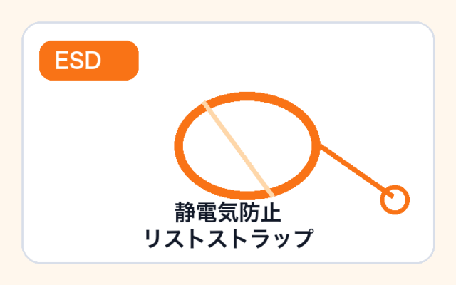 静電気防止 リストストラップ