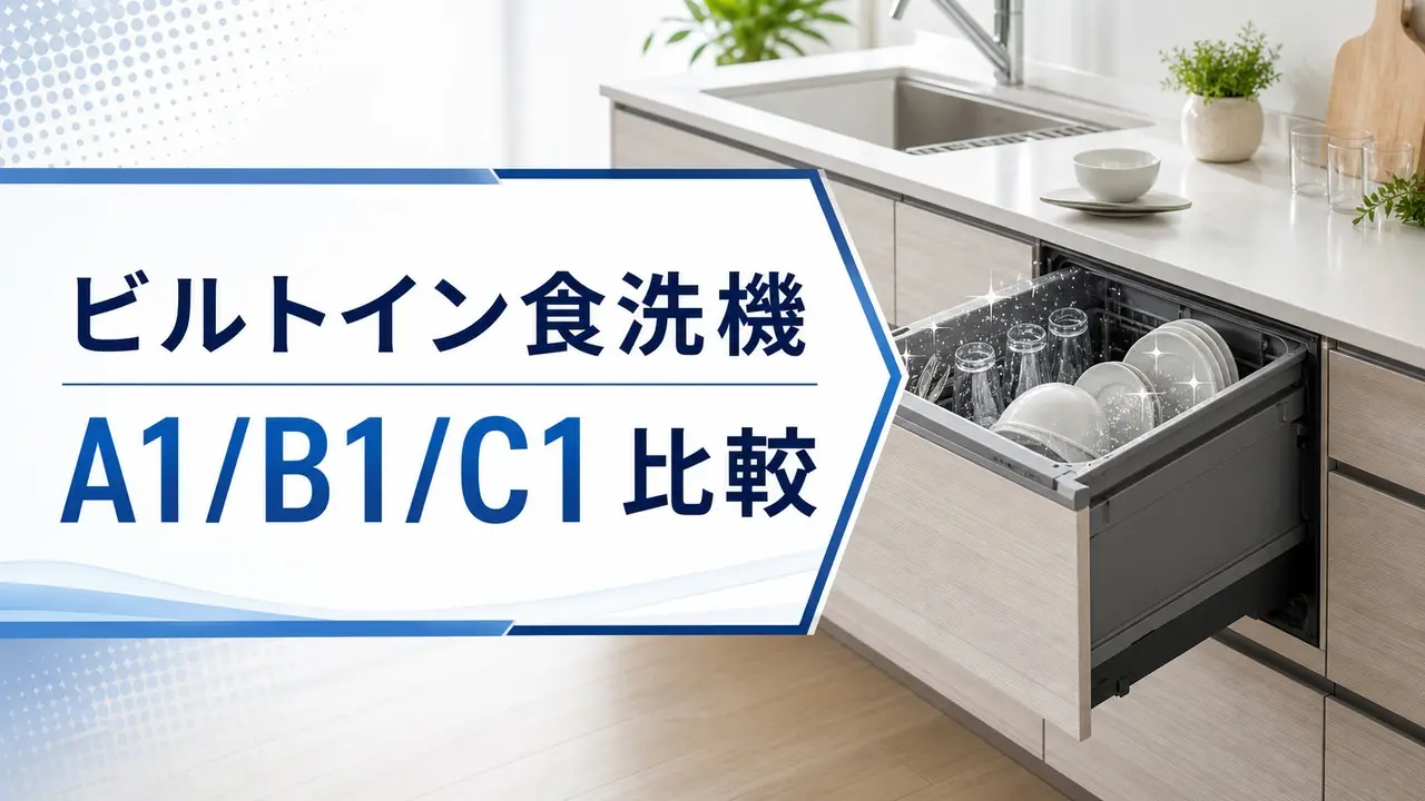 panasonic-builtin-dishwasher-a1-b1-c1 アイキャッチ画像