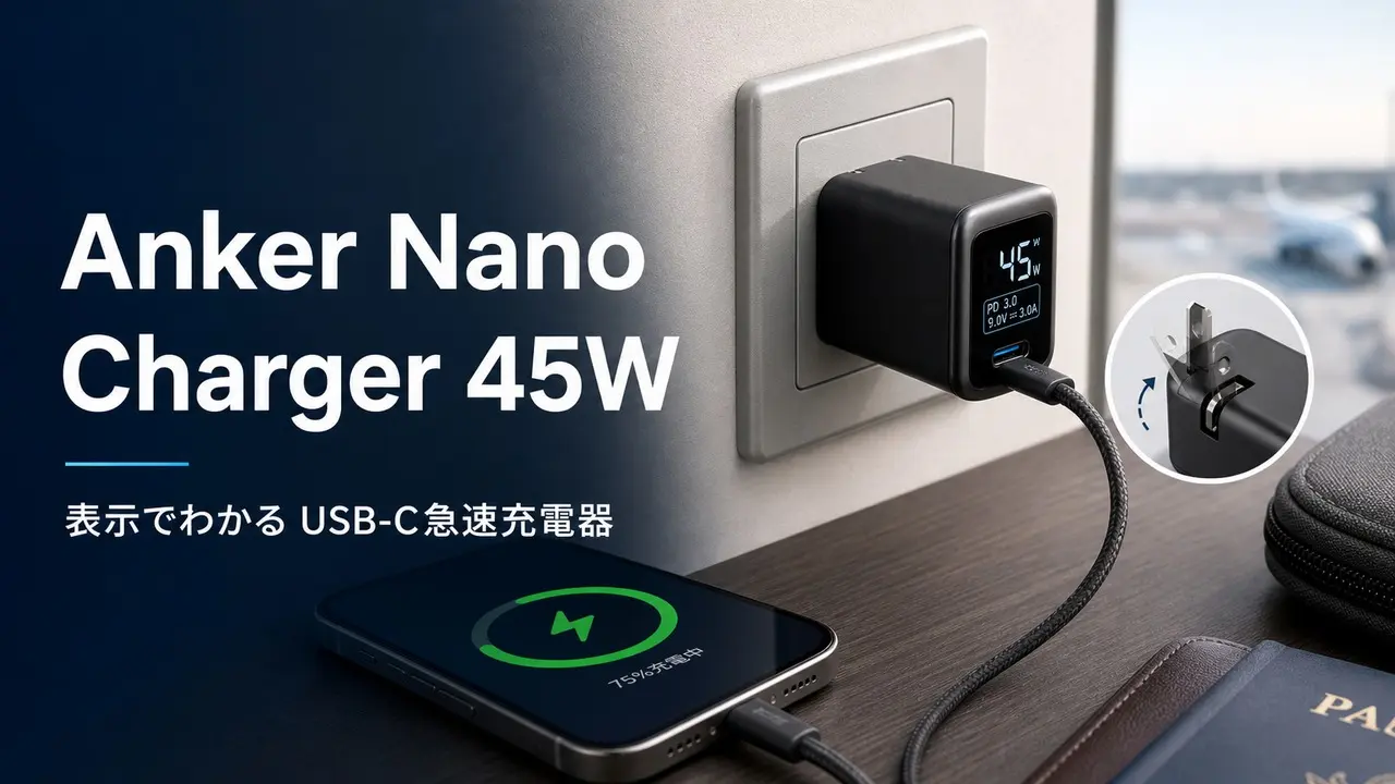 anker-nano-charger-45w-display アイキャッチ画像