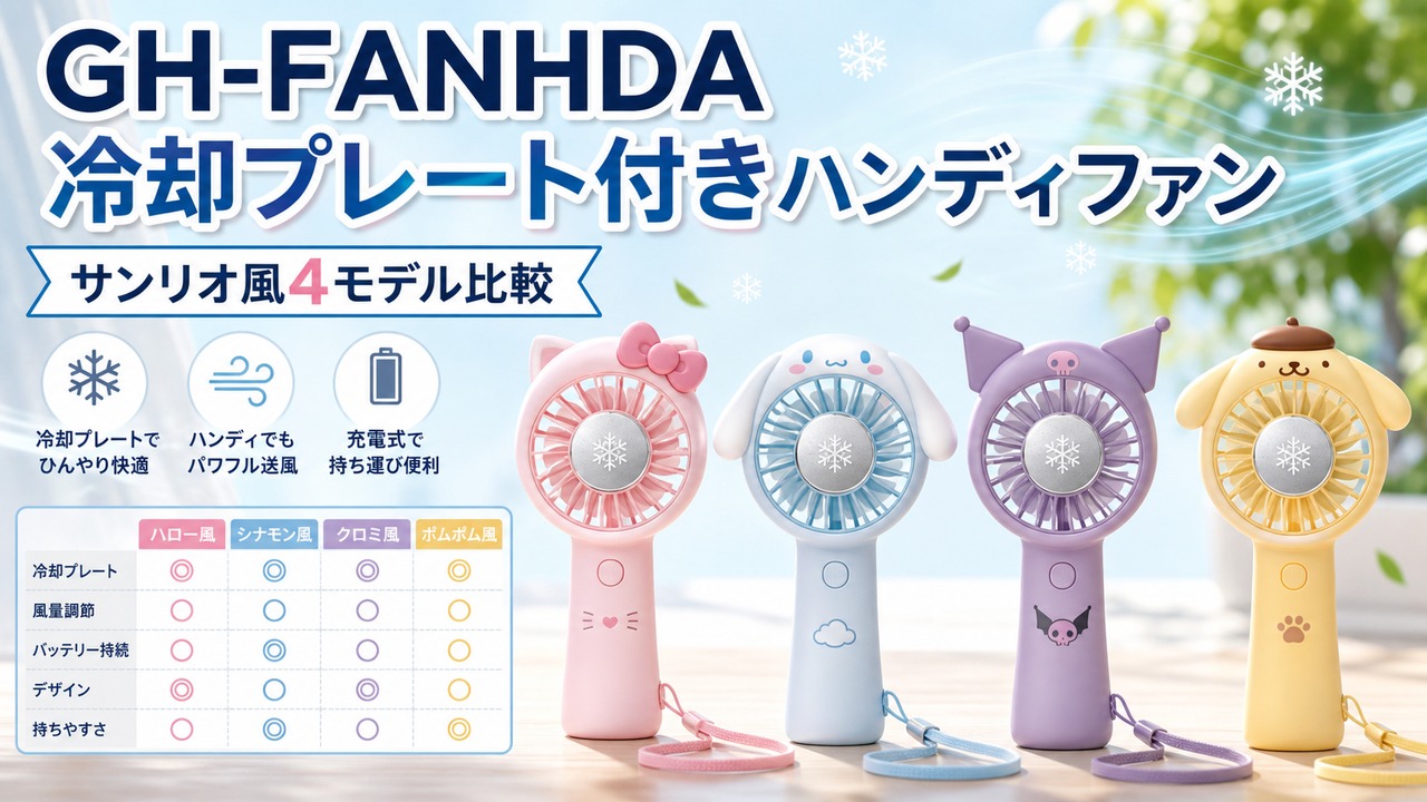 green-house-gh-fanhda-sanrio-handy-fan アイキャッチ画像