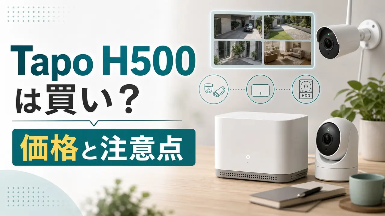 tapo-h500-home-security-hub アイキャッチ画像