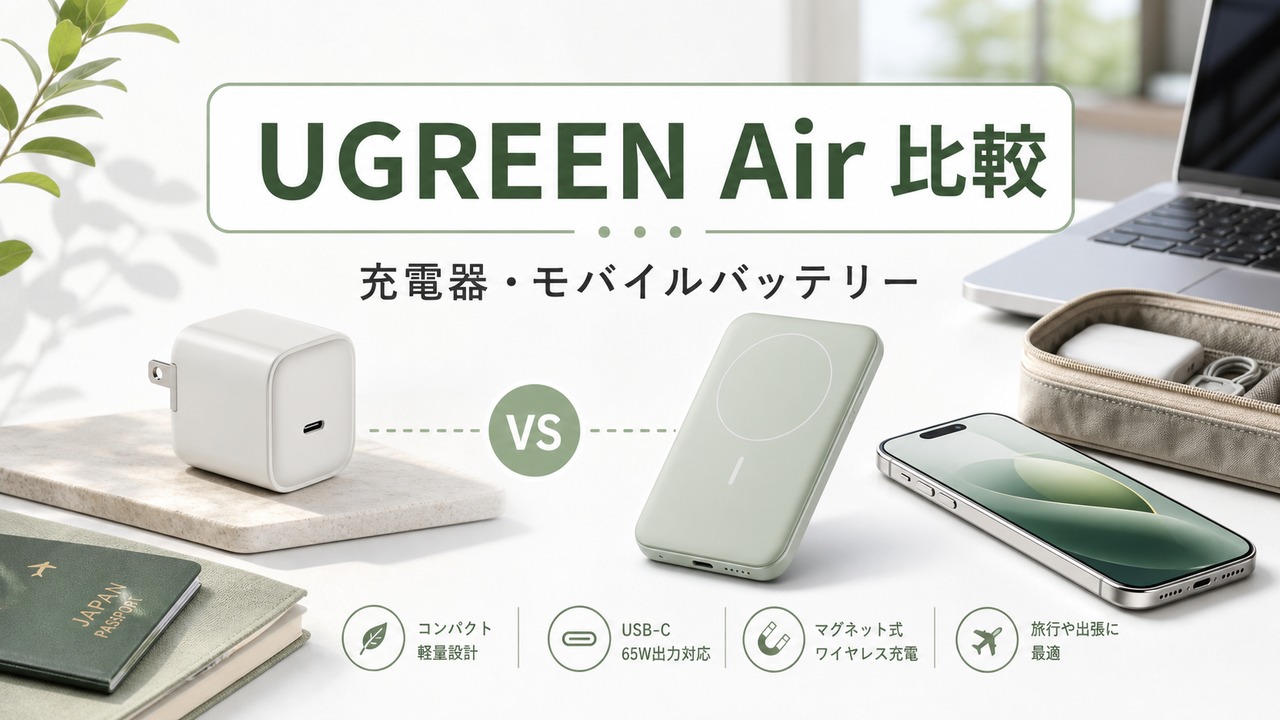 ugreen-air-series-charger-powerbank アイキャッチ画像