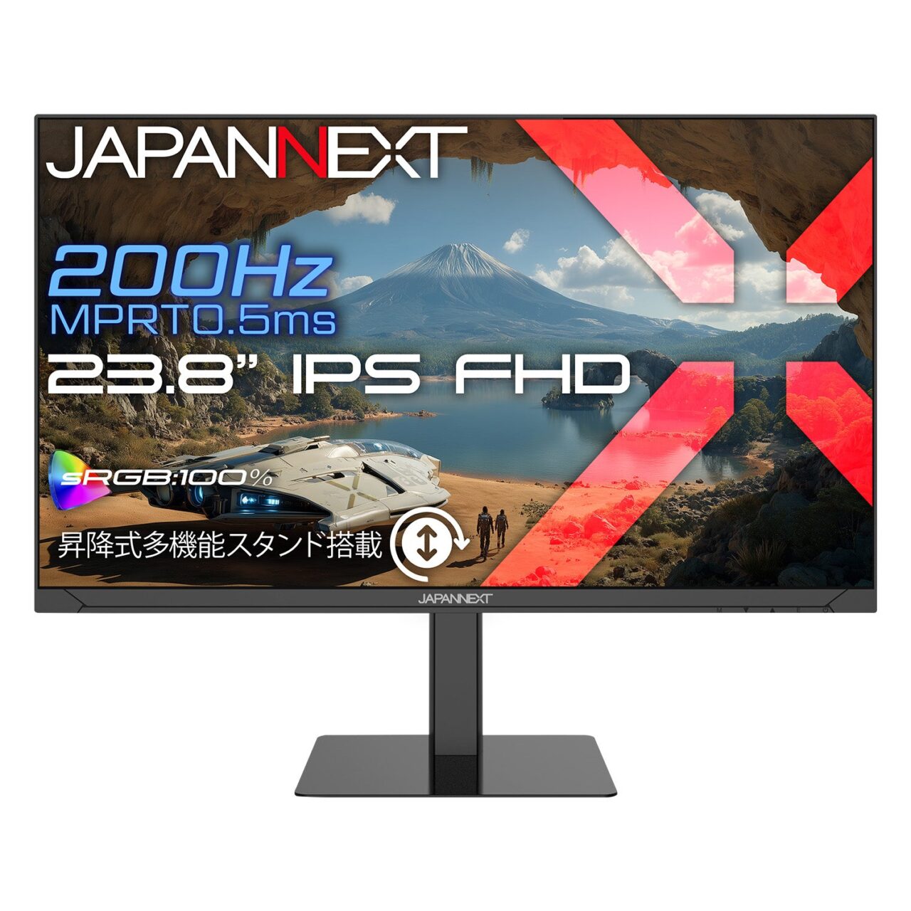 JAPANNEXT JN-IPS238G200F2-HSP 公式製品画像