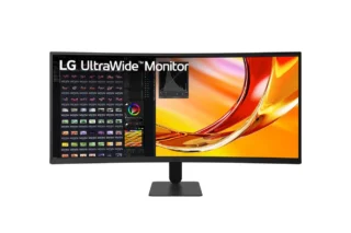 LG 34U601B-B 34インチ曲面ウルトラワイドモニター公式製品画像