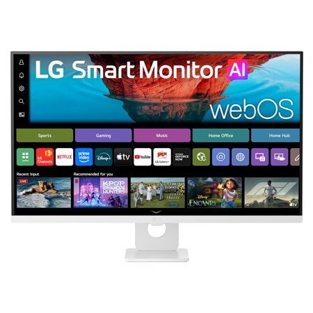 LG Smart Monitor 32U721SB-W 公式製品画像