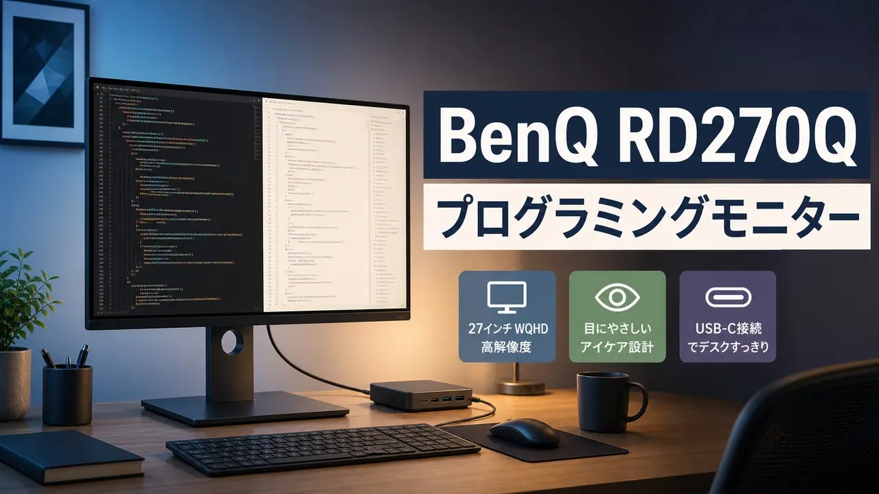 benq-rd270q-programming-monitor アイキャッチ画像