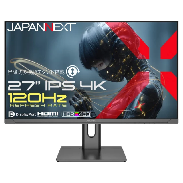 JAPANNEXT JN-iA27G120U2-HSP 公式製品画像