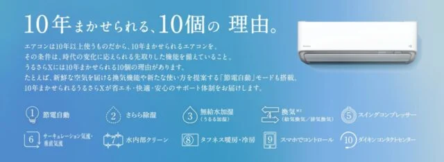 ダイキン うるさらX S226ATRS-W