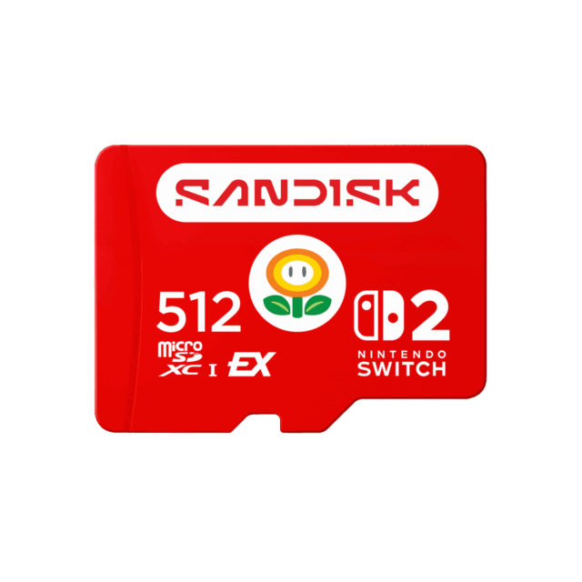 SanDisk microSD Express Card 256GB for Nintendo Switch 2 公式画像