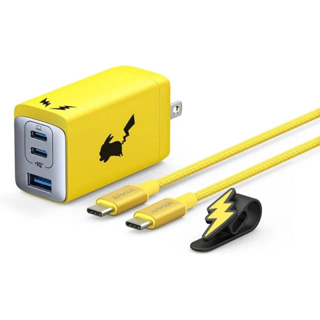 Anker USB急速充電器 65W ピカチュウモデル 製品画像