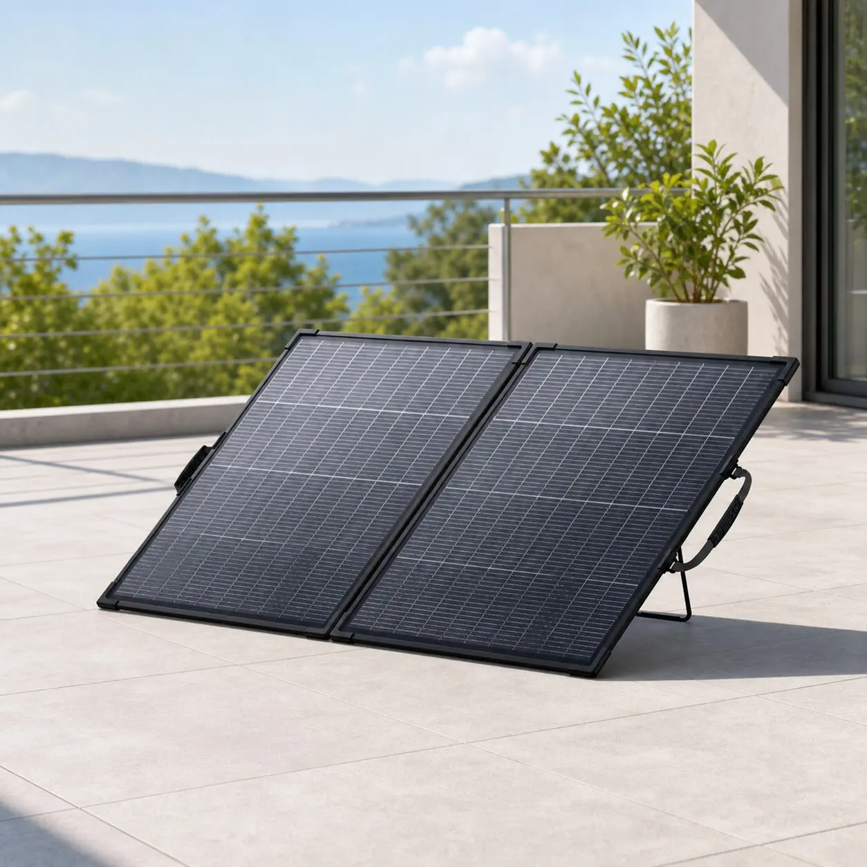Anker Solix PS200 Dual Portable Solar Panelの2面パネル