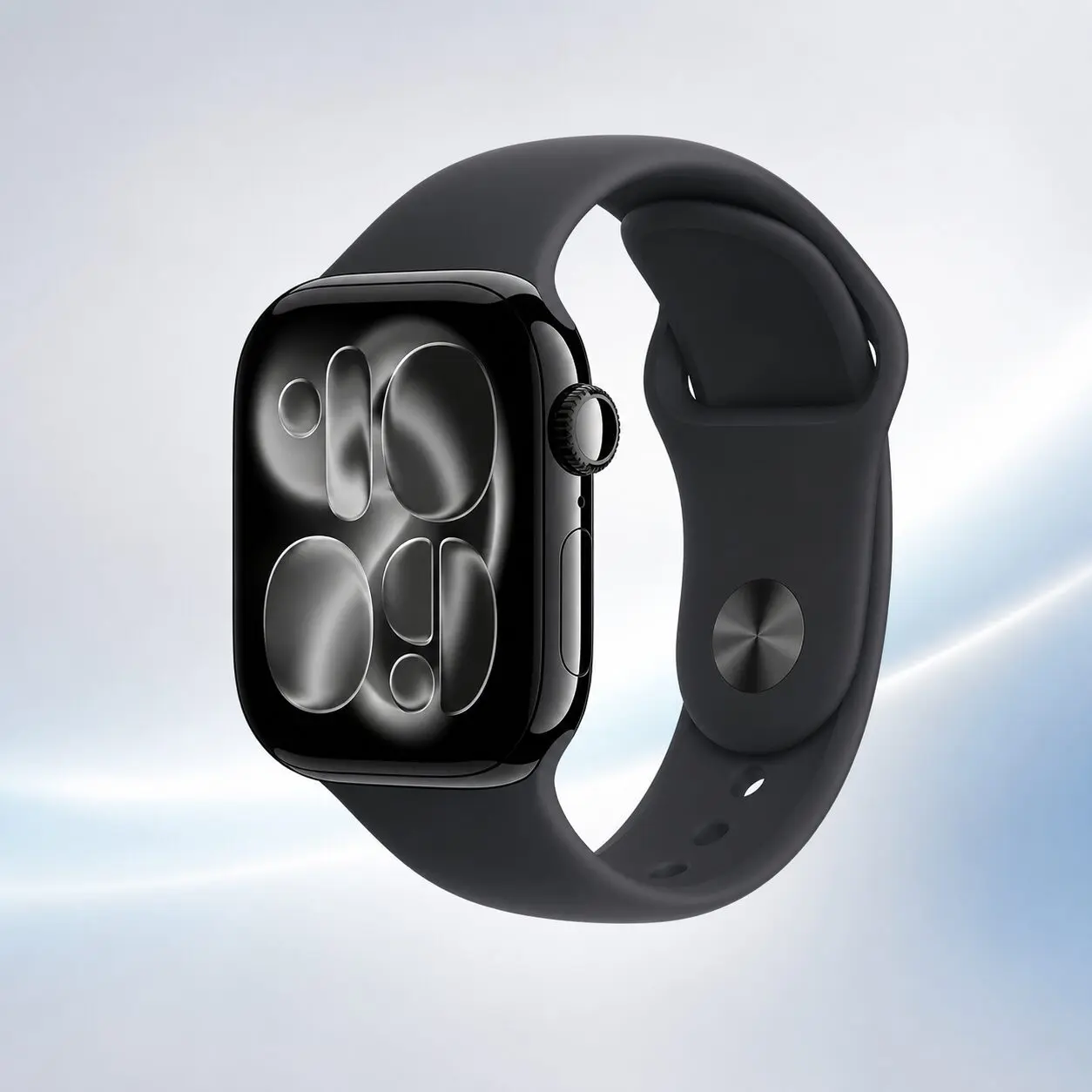 Apple Watch Series 11 GPS 42mm ジェットブラックの製品イメージ
