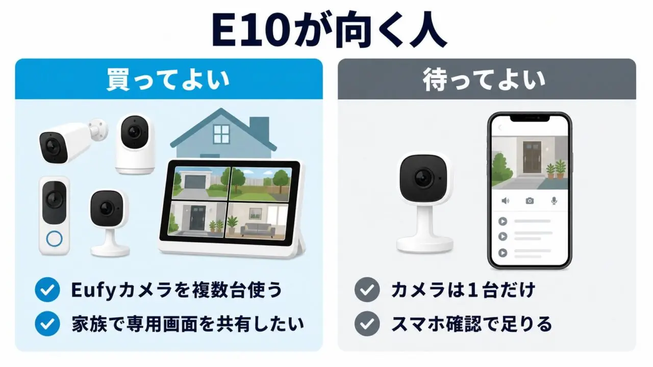 Eufy Smart Display E10を買ってよい人と待ってよい人