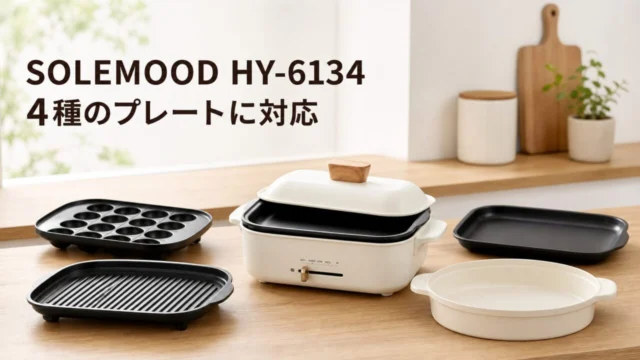 SOLEMOOD HY-6134と4種のプレート