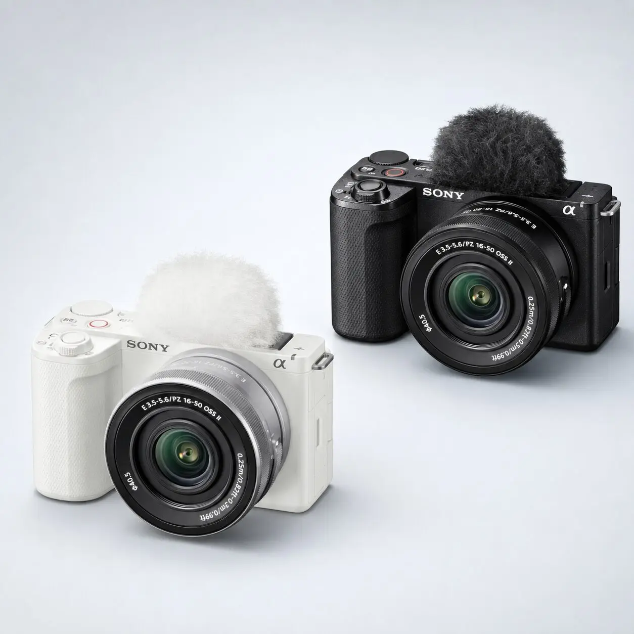 Sony ZV-E10 IIパワーズームレンズキットのブラックとホワイト