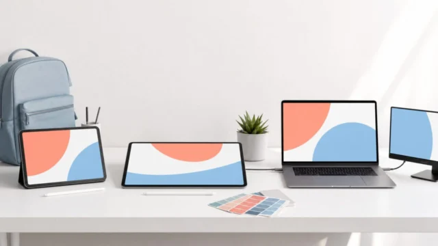 iPad Air・iPad Pro・MacBook Airの作業スタイルを表す概念図