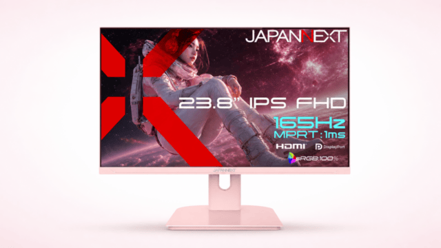 JAPANNEXT JN-Ei238G165F-PKの16:9編集用アイキャッチ