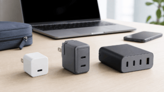 USB-C充電器比較のイメージ