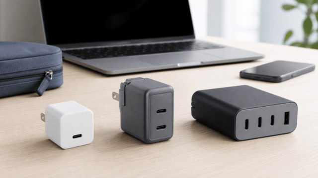 USB-C充電器比較のイメージ
