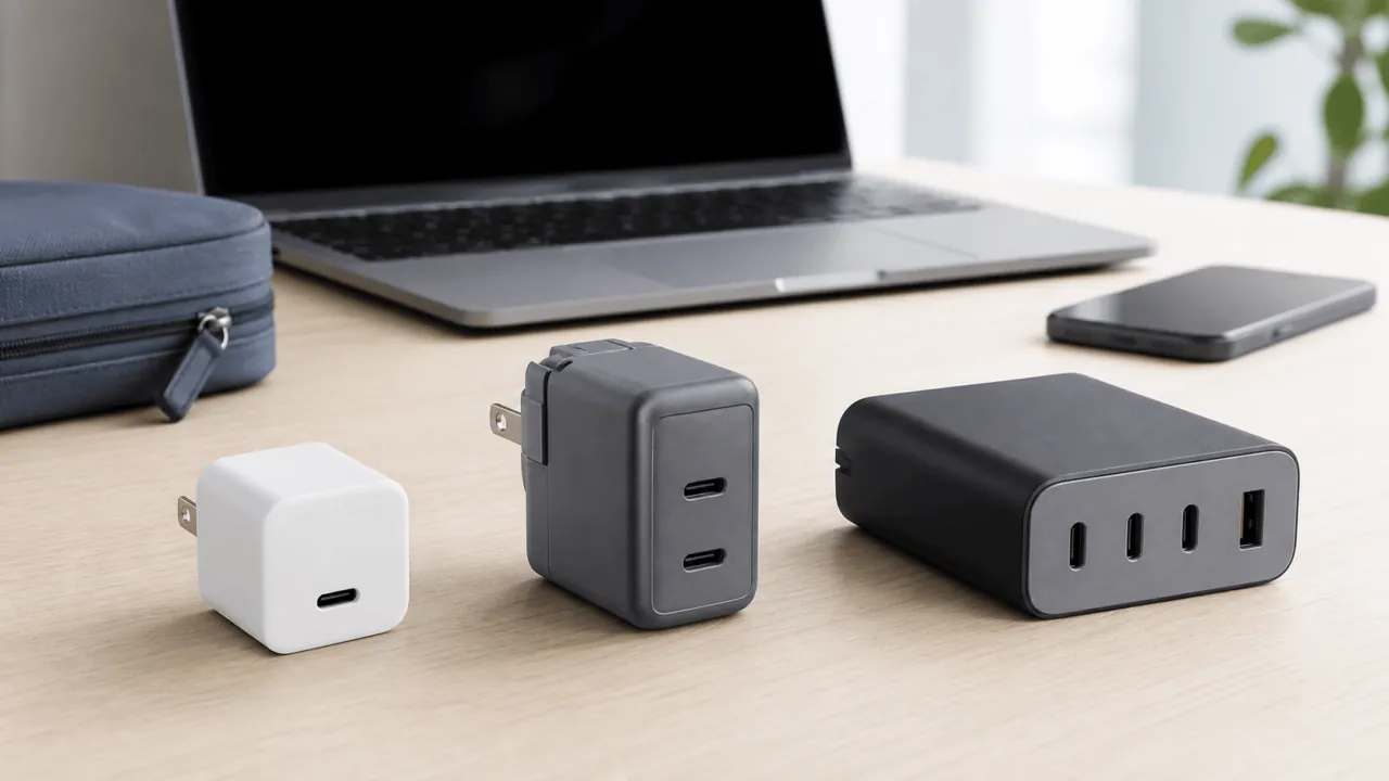 USB-C充電器比較のイメージ