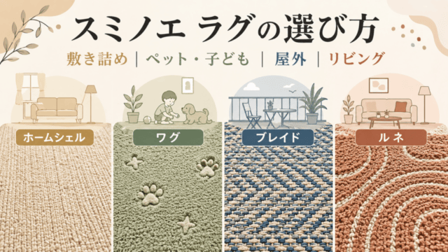 スミノエ4シリーズを用途別に選ぶオリジナル比較イラスト