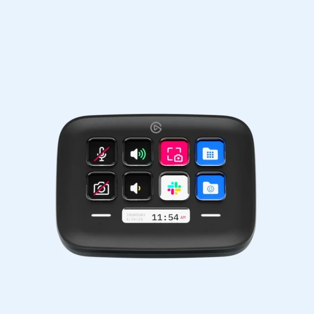 Stream Deck Neo ブラックの8キーと下部の表示窓