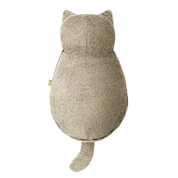 スリーアップ 蓄熱式エコ湯たんぽ ぬくぬく neko Like EWT-2328 猫の形のグレーのカバー