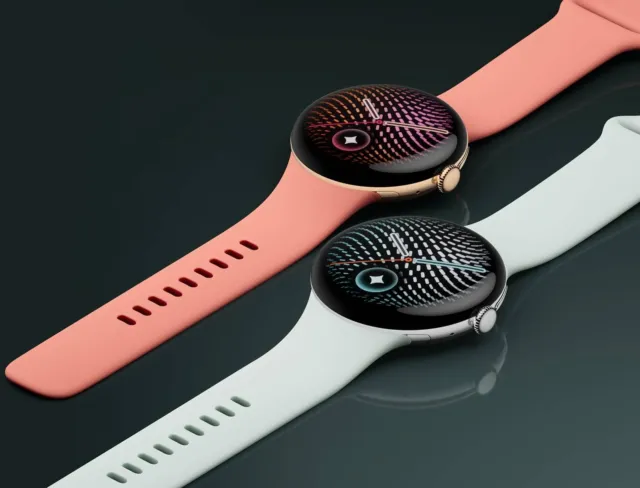 Pixel Watch 5の公式写真（色は別の場合あり）