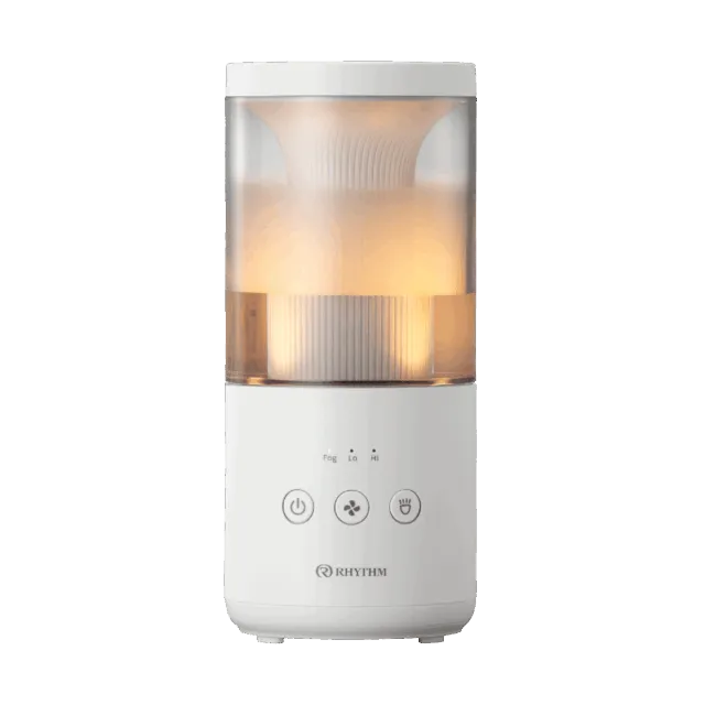 MIST Mini 2の透明な円筒形タンクと下部の操作ボタン