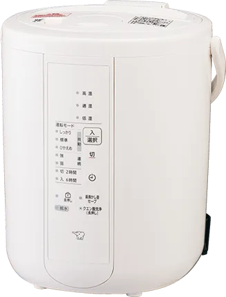 象印 スチーム式加湿器 EE-RV50のホワイト